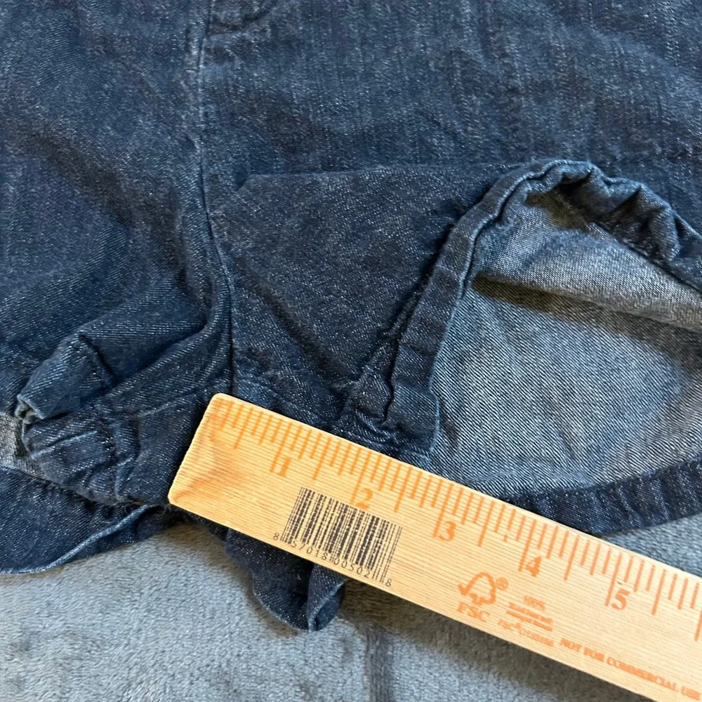 Loft Denim Shorts Dark Wash‎ Casual Everyday Summer Blue Womens 36x2.5